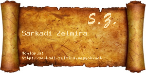 Sarkadi Zelmira névjegykártya